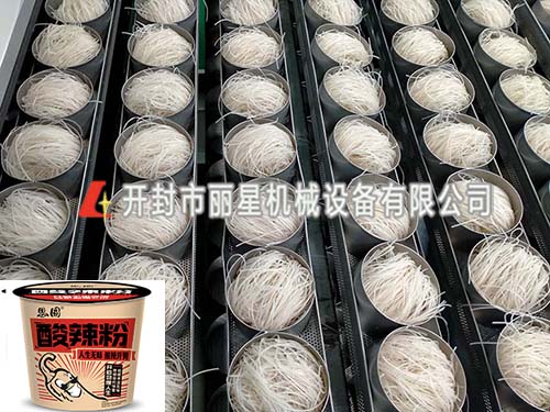 斯美特引進麗星碗裝酸辣粉加工設備